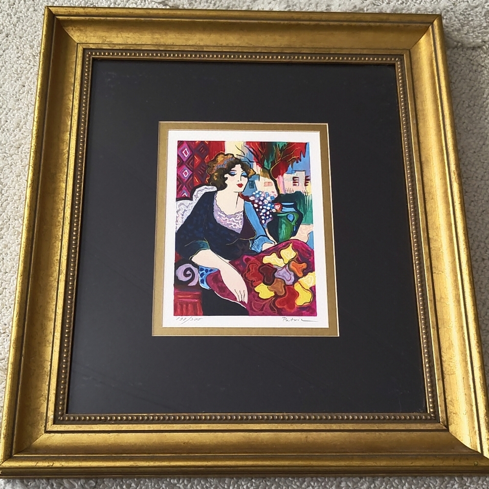 Patricia Govezensky "Peaceful Afternoon" limited edition serigraph Hand Signed